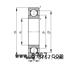 ������ 16048, ���� DIN 625-1 ��׼����Ҫ�ߴ�